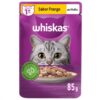 RACAO WHISKAS CASTRADO PEIXE SACHE 85G